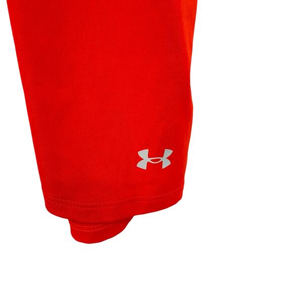 Under Armour size XL short sleeve athletic t-shirt tee‎ top bright red orange - Picture 3 of 4